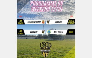 Programme du week-end 🩷💛🖤🩷