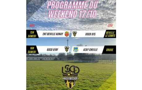 Programme du week-end 🩷💛🖤🩷